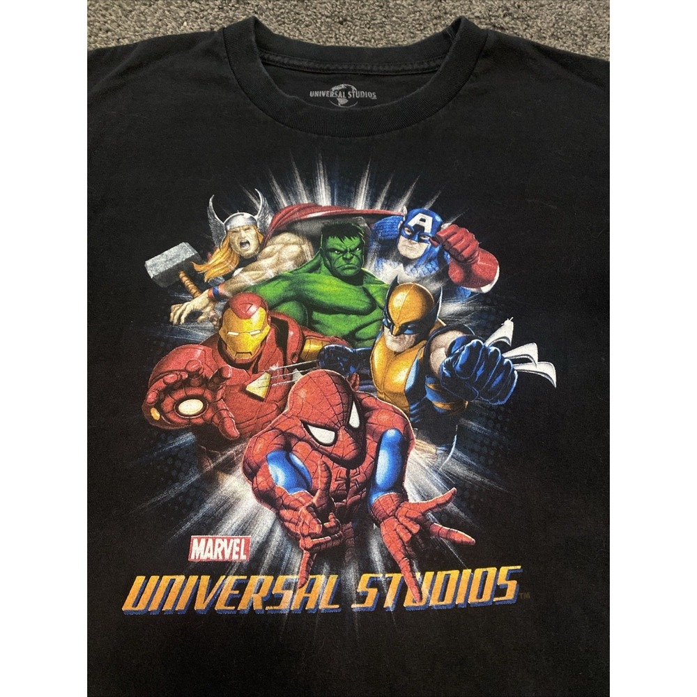 Universal Studios Marvel Super Hero T-shirt Kids Youth Boys Medium Wolverine